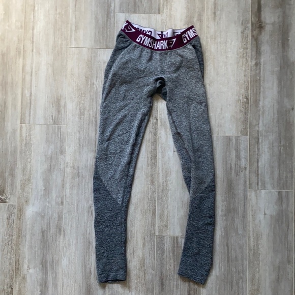 Gymshark Flex Leggings charcoal/deep plum (Size S)